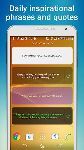 Daily quotes for inspiration and positive thinking screenshot 1