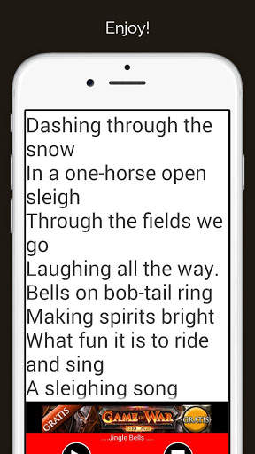 Christmas Carols and songs with lyrics, in english screenshot 3