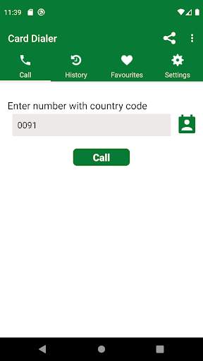 Five Card Dialer  (Etisalat) 1 تصوير الشاشة