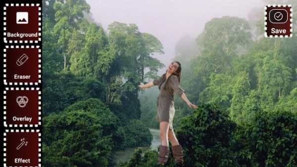 Cut paste photo editor for Jungle backgrounds screenshot 1