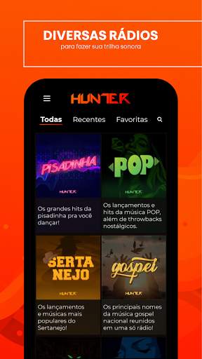Hunter.FM - Rádios de Música screenshot 2