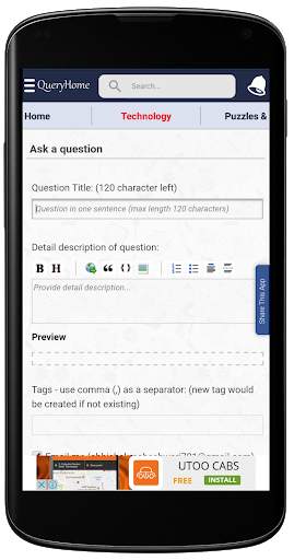Question Answer App, QueryHome screenshot 4