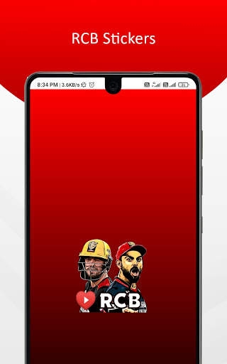 RCB Stickers & Animated Stickers for WhatsApp screenshot 1