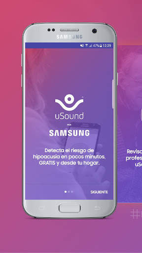 uSound por Samsung - Test de audición screenshot 1