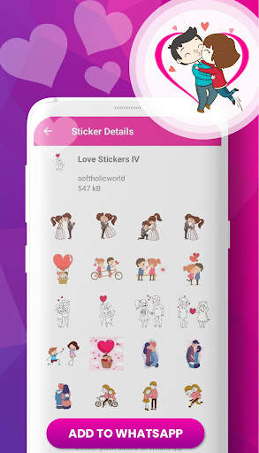 Love Sticker : WAStickerApps screenshot 6