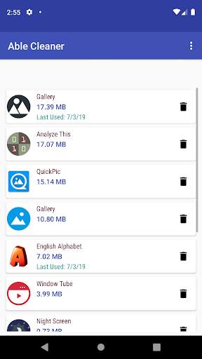 Able Cleaner - Clean my phone from big unused apps screenshot 1