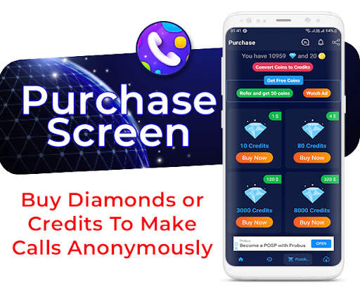 YooHoo - Anonymous Calling App screenshot 3
