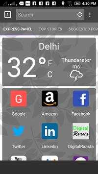 Maina Web Browser screenshot 1