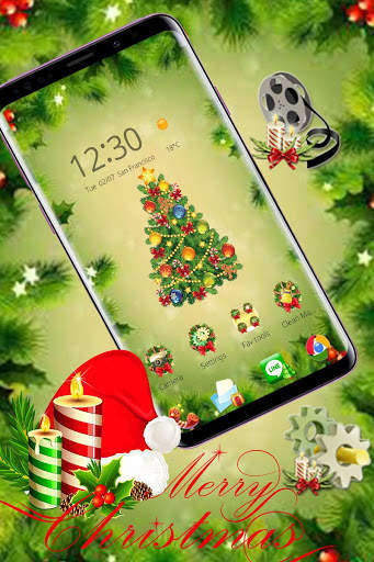 Christmas Santa Claus Launcher Theme 2019 screenshot 5