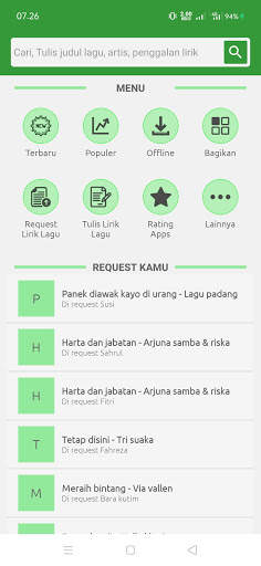 Lirik lagu Pro screenshot 1