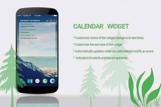 Calendar Widget screenshot 2