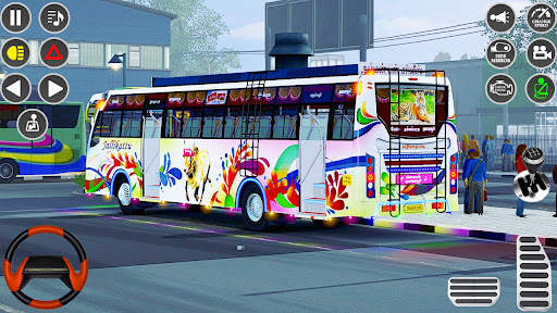 City Coach Bus Game 3D screenshot 2