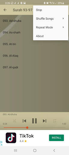 Quran offline Sheik Abdulbasit screenshot 1