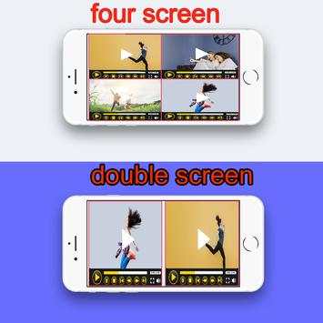 Multiple screen video player,parallel screenshot 1