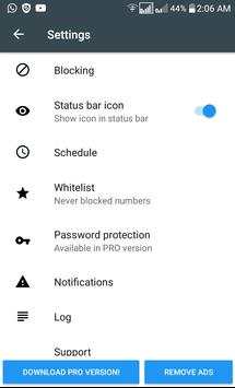 Banning Call FREE screenshot 2