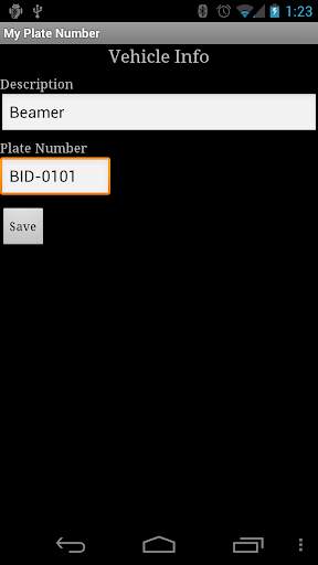 My Plate Number скриншот 2