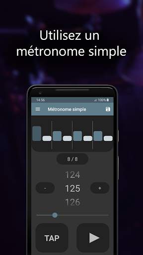 Camtronome - métronome, caméra screenshot 1