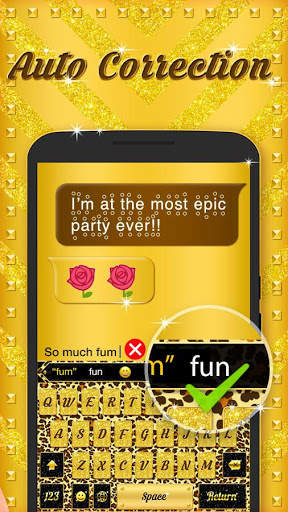 Leopard Keyboard Theme - Free Emoji & Gif screenshot 5