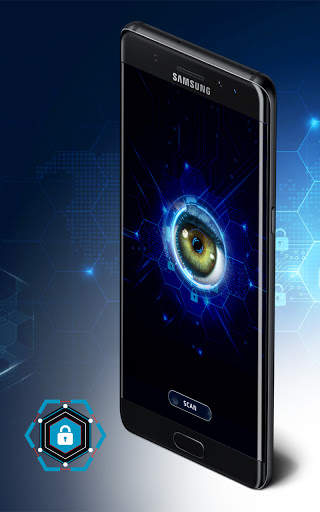 Eye Scanner Lock Prank App screenshot 4