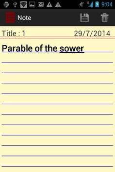 My Notes screenshot 2