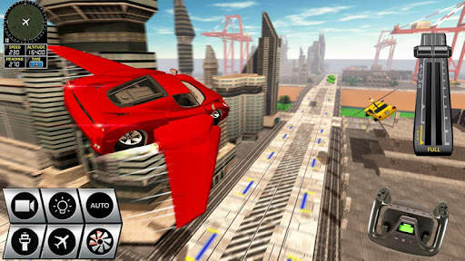 Futuristic Flying Car Racer screenshot 4