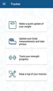 Tracker screenshot 1