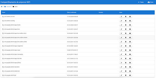 Compartilhamento de arquivos WiFi screenshot 4