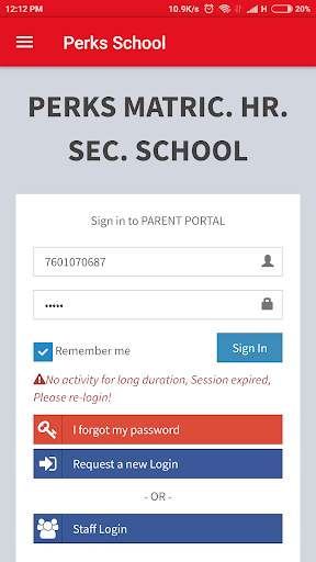 PERKS MATRIC. HR. SEC. SCHOOL screenshot 6
