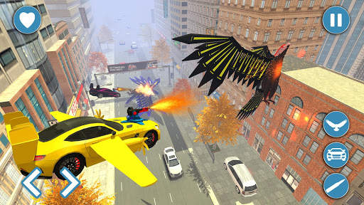 Flying Eagle Robot Car Multi Transforming Games 6 تصوير الشاشة
