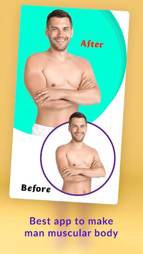 Man Muscle Enhancer - Retouch Body Shape स्क्रीनशॉट 3