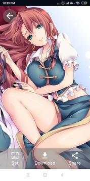 Sexy Anime Girl - Sexy Anime Wallpaper for Android screenshot 1