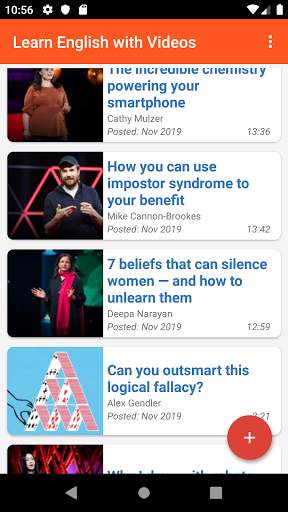 EngVoice: Learn English with Videos for TED screenshot 5