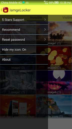 X Image Hider(Lock photos) 3 تصوير الشاشة