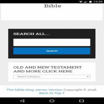 Bible King James Version screenshot 4