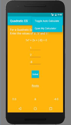 Quadratic ES screenshot 3