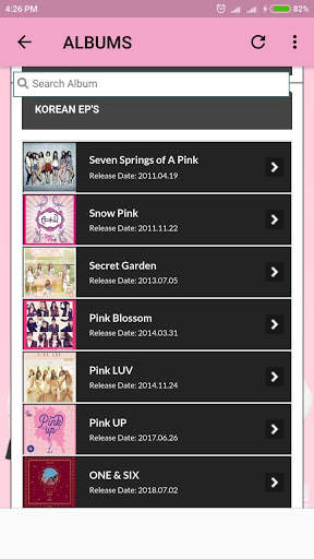 Apink Lyrics (Offline) screenshot 3