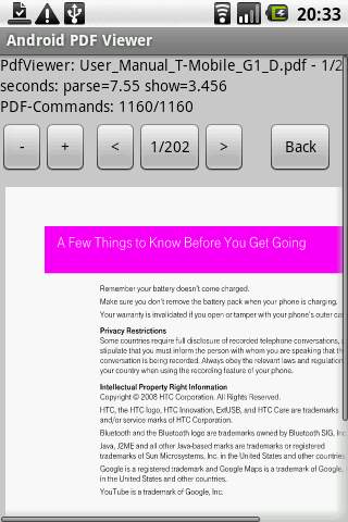 PDF Viewer for Android screenshot 1