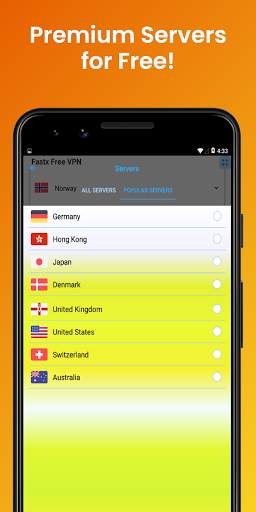 FastX Free VPN 2021: Unlimited Free VPN Proxy 2021 screenshot 4