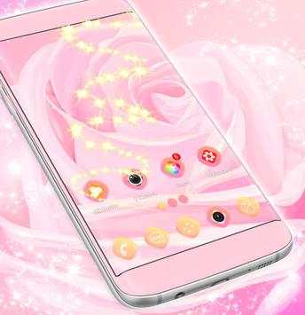 Pink Rose Launcher screenshot 3