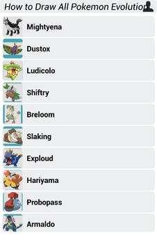 How to Draw All Pokemon Evolution screenshot 5