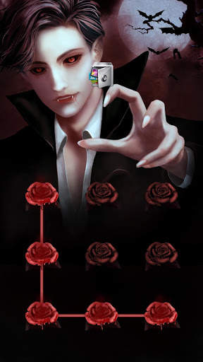 AppLock Live Theme Vampire – Paid Theme screenshot 1