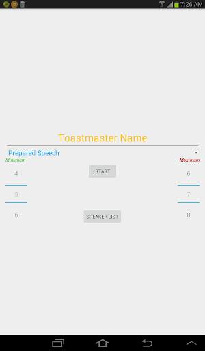 ToastMasters Timer App screenshot 9