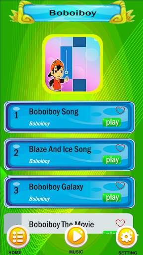 Piano Boboiboy Games screenshot 1