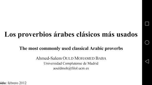 Proverbios Arabes en español स्क्रीनशॉट 8