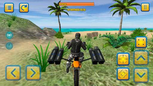 Motorbike Beach Fighter 3D screenshot 6
