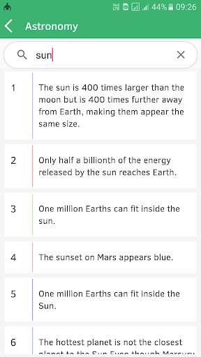 Science Facts collection app! screenshot 5