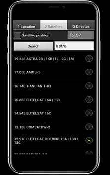 Satellite director - dishpointer screenshot 3