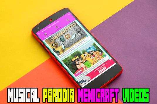 Musical Parodia De Minecraft Videos screenshot 1