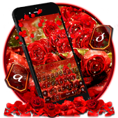 Red Rose Valentine Love Keyboard Theme icon