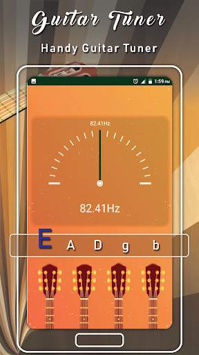 Tune Acoustic Guitar with Real Guitar Tuner App screenshot 3